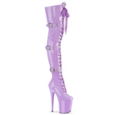 Pleaser Flamingo 3028 Lavender Patent Platform Shoes